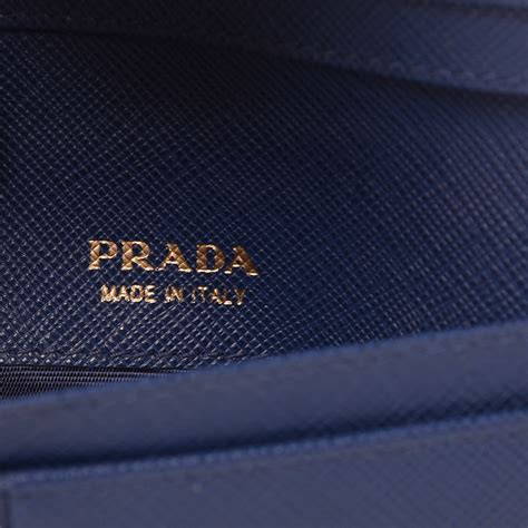 prada bow wallet blue|Prada saffiano envelope wallet.